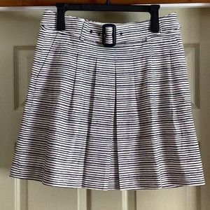 Outback Red navy blue and white striped skirt